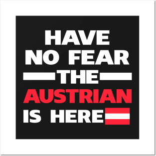 No Fear Austrian Is Here Austria Posters and Art